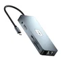 Leotec Docking Station 11 en 1 Plus USB-C PD100 3xUSB 3.2 HDMI VGA Gigabit LAN Lector SD microSD